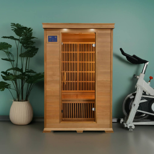 Evansport 2-Person Indoor Infrared Sauna - Infrared Carbon Heating